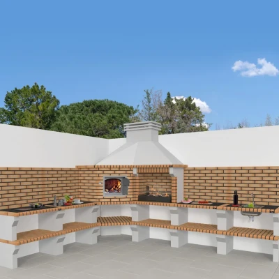 Barbacoas y hornos de obra